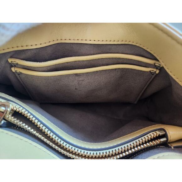 Authentic Tory Burch Kira Small Top-Handle Satchel Beeswax - Picture 15 of 16